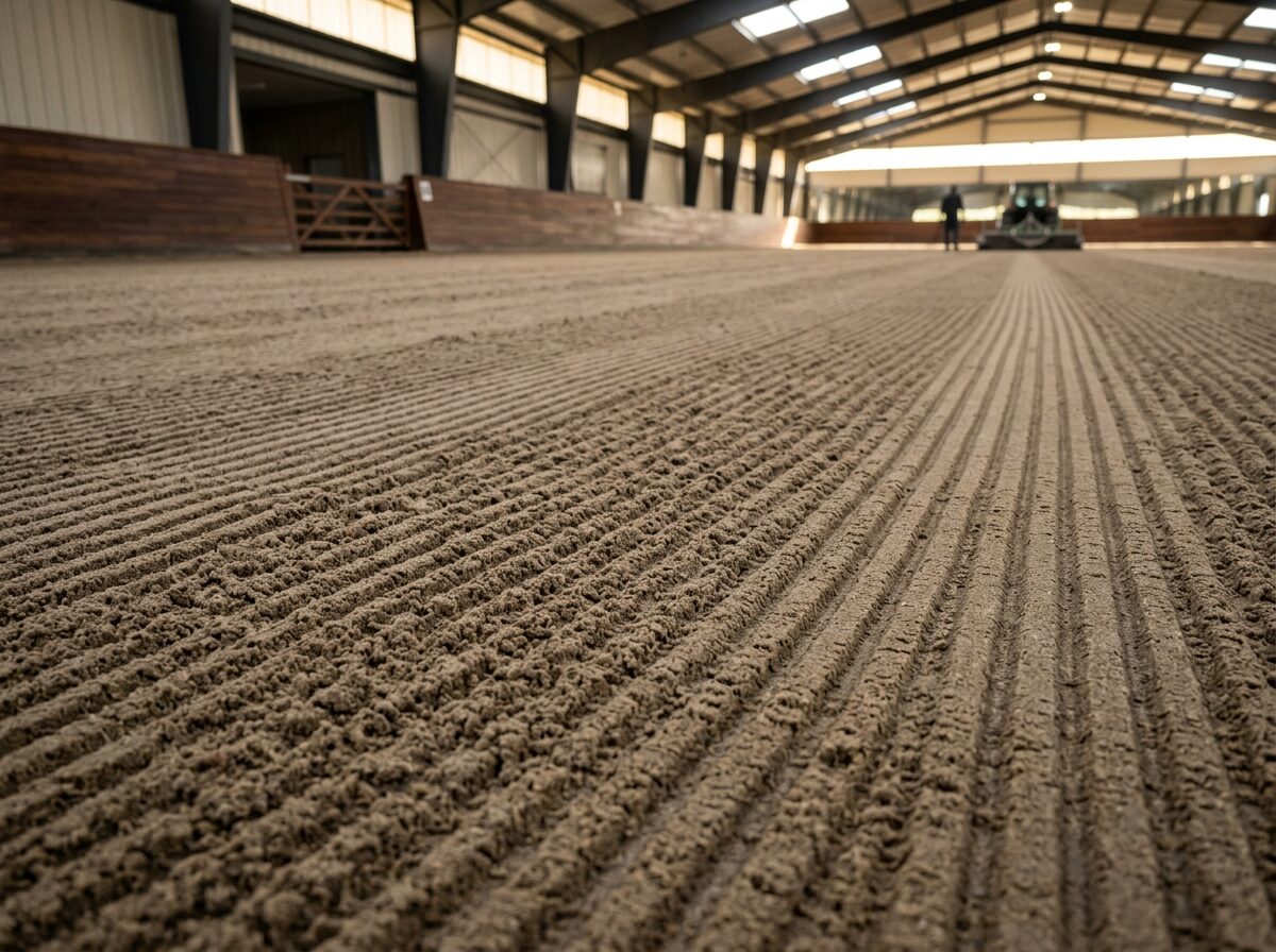 Premium arena footing surface